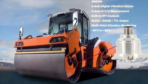 Latest company news about AKG394 Sensor de Vibração de 3 Eixos para Monitoramento de Vibração de Rolos Compactadores