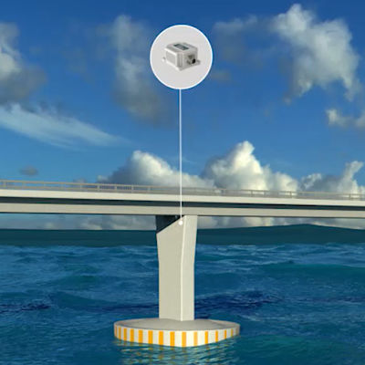 Clinômetro de alta resolução de construção preciso do monitor do ângulo para a ponte
