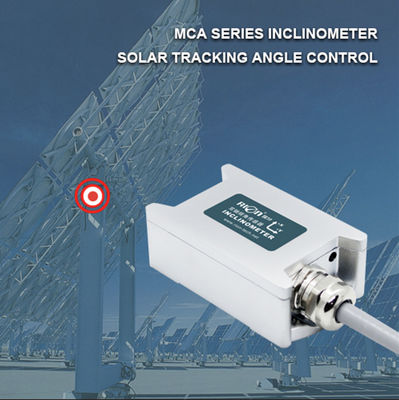 Único inclinômetro do sensor da inclinação da linha central para a medida e o controle solares do ângulo