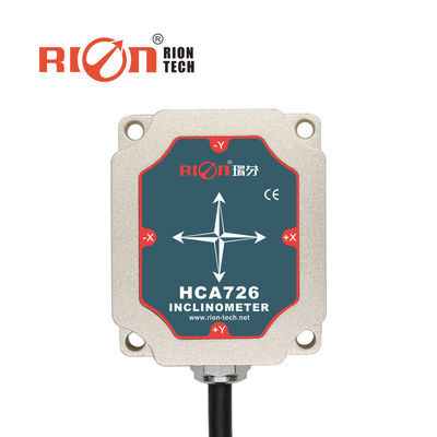 HCA726/716 Sensor de inclinação de duplo eixo Inclinômetro 100M Transdutor de comutação ISO