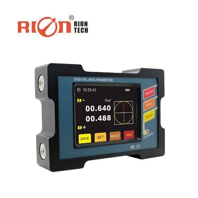 Inclinômetro Digital Ultra Preciso DMI820 com Resolução de 0.001°, à Prova d'Água IP54 e Tela LCD de 64 Cores Verdadeiras