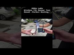 DAM825 300m LoRa Sensor de inclinação sem fio Resultado do teste - Perfeito funcionamento!